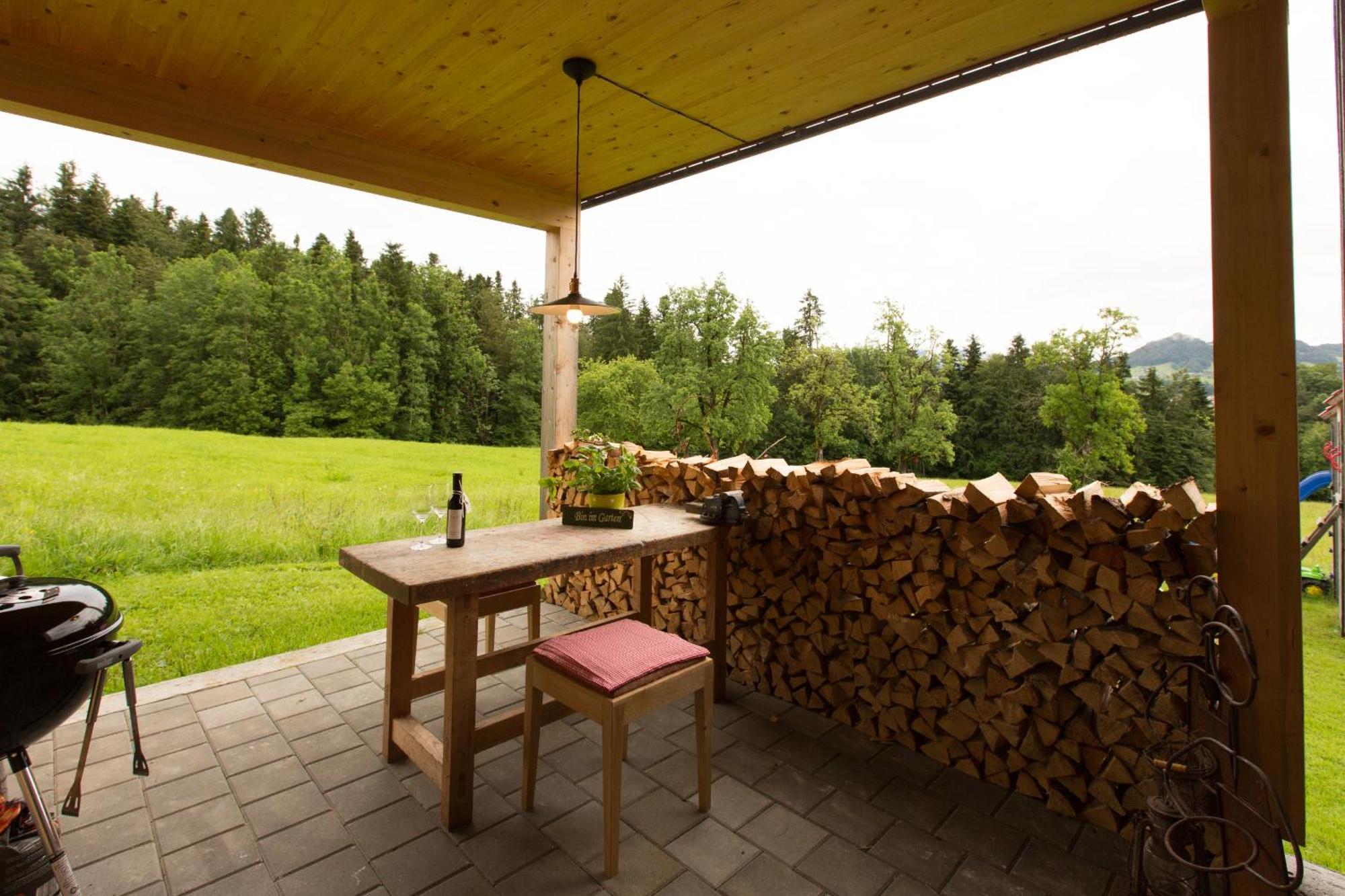 Ferienloft Waldblick Apartment Шварценберг им Брегенцервалд Екстериор снимка